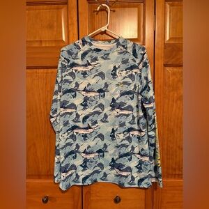 Guy Harvey Light Blue fish Patterned Shirt
